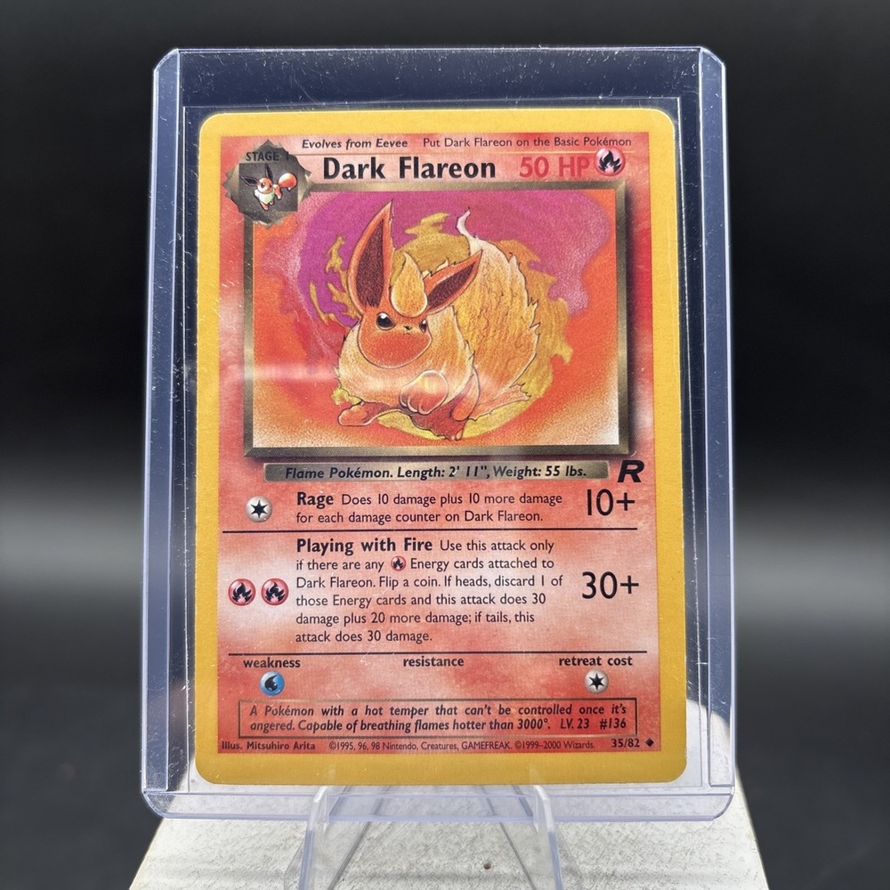Dark Flareon 35/82 Team Rocket Regular MP 50HP